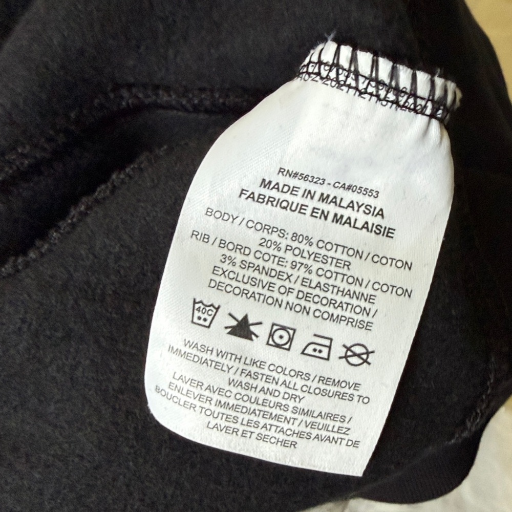 Nike Black Cropped Bomber Jacket with White Swoosh - Picture 5 of 6